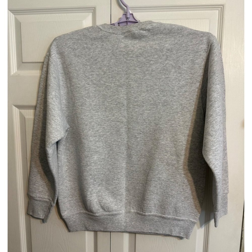 Vintage 90's TV Guide Light Gray Fruit of the Loom Sweatshirt Size Large - Picture 2 of 9